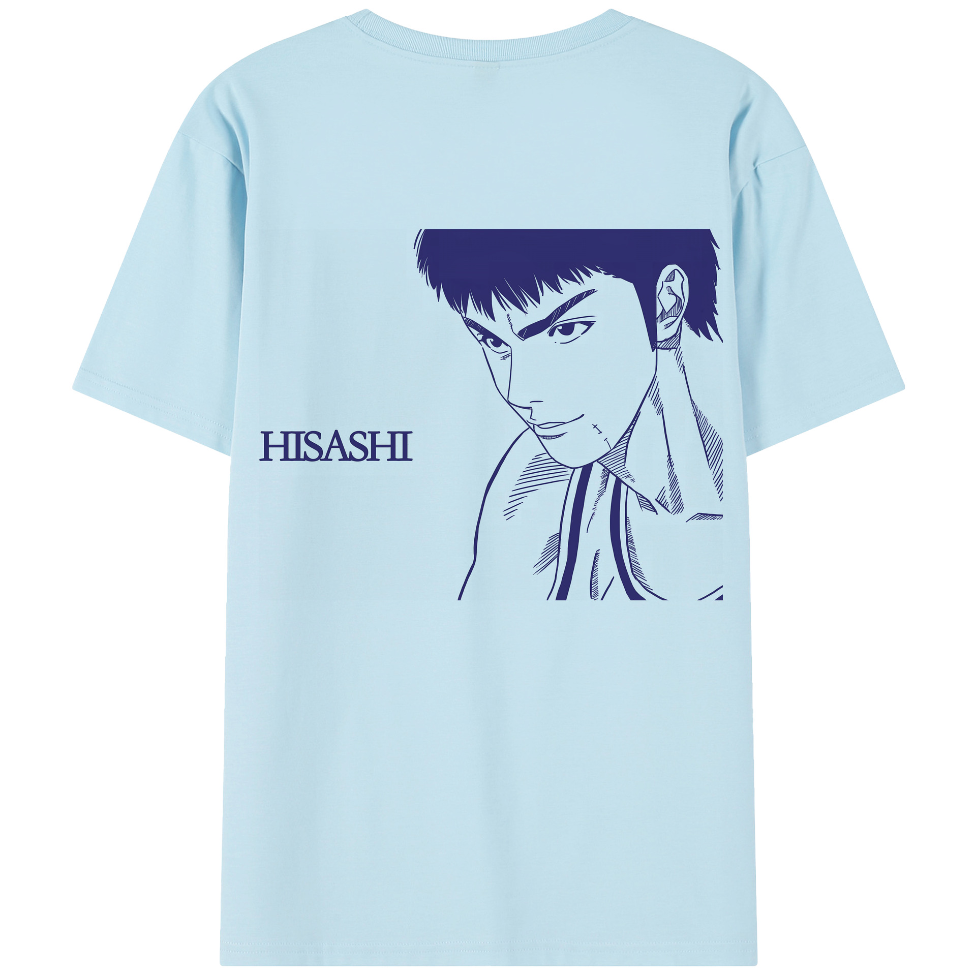SLAM DUNK／スラムダンク 綿100％半袖Tシャツ（背面プリント）